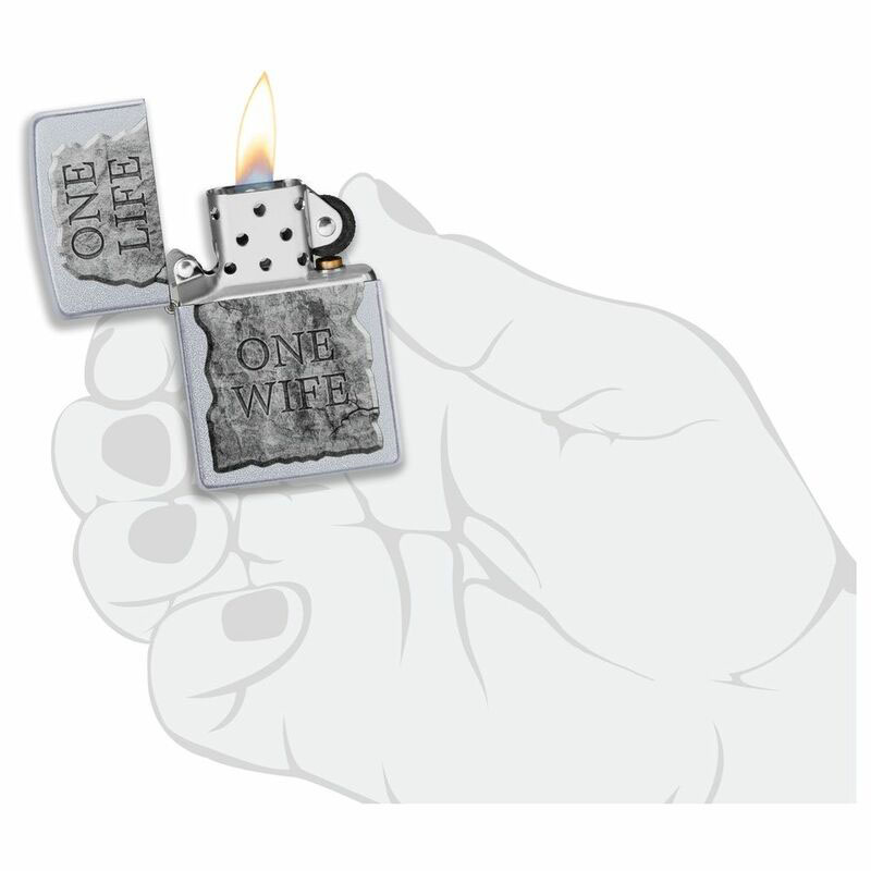 فندک زیپو کد 205One Life One Wife فندک زیپو کد 205One Life One Wife