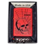 فندک زیپو اصل کد 233 Skull With Web فندک زیپو اصل کد 233 Skull With Web