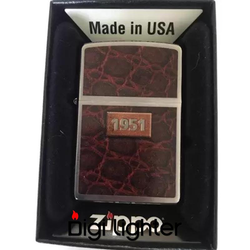 فندک زیپو اصل کد 200 Leather 1951 فندک زیپو اصل کد 200 Leather 1951