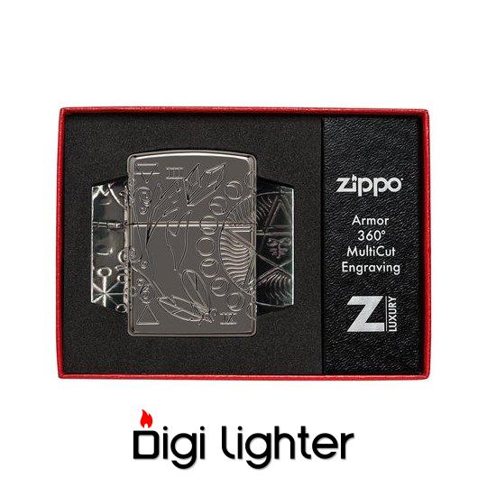 Zippo-49689-Wicca-Design-Armor-Black-Ice (7)